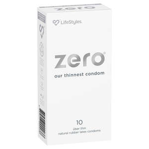 Lifestyles Zero Uber Thin Condoms 10 Pack
