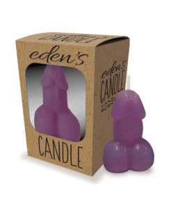 Eden Candle Penis Purple