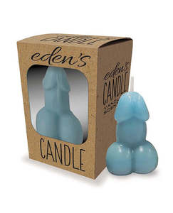 Eden Candle Penis Blue