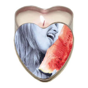 Lubes Essentials: Earthly Body Watermelon Heart Massage Candle