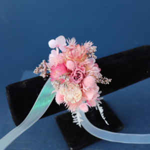 Wrist Corsage Preserved | Blush