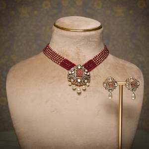 Necklace Sets: Rani of Merlot Dreams Necklace Set