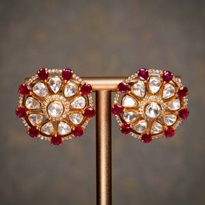 Earrings: Laal Studs