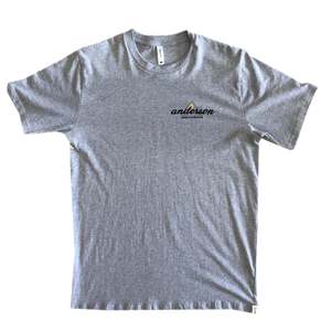 T Shirts: SUNSET FAIRTRADE TEE GREY MARLE