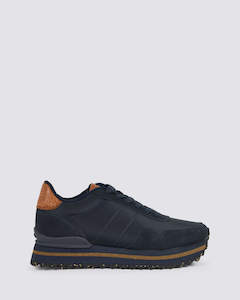 NORA III LEATHER PLATEAU DARK NAVY