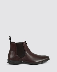 Mens Boots: CHELSEA MAHOGANY
