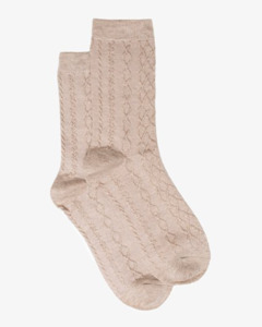 Accessories Socks: CABLE CHAIN SOCK
