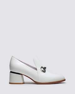 Loafers: ALWAYS WHITE PATENT