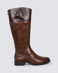 Womens Boots: 25642 KNEE HIGH BOOTS MUSCAT COMB LEATHER