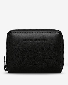 New Arrivals All: EMMIT WALLET BLACK LEATHER