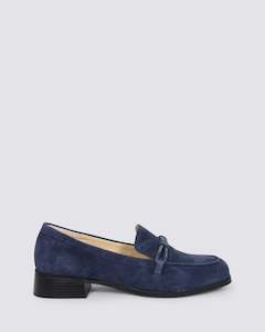 Mollini: VANESSA LOAFERS NAVY SUEDE