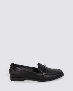 ZIPPO WOMENS LOAFERS BLACK