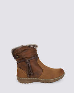 Womens Boots: GEMMA ANKLE BOOTS BROWN