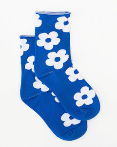 BLUE DAISIES SOCK