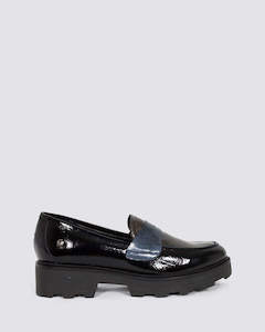 New Arrivals Shoes: 6731 DIANA LOAFERS BLACK LEATHER
