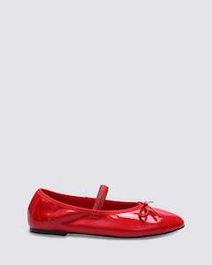Sale Shoes 1: JADE MARYJANE BALLET FLATS RED PATENT