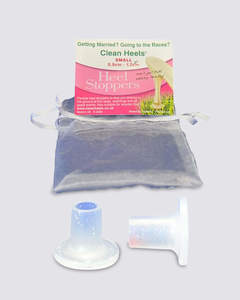 Shoe Care: CLEAN HEELS HEEL STOPPERS CLEAR