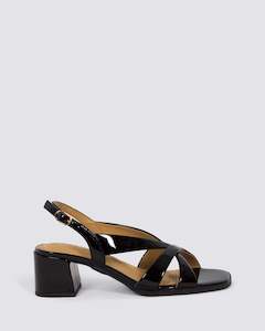 Hush Puppies: KABOO HEELS BLACK PATENT