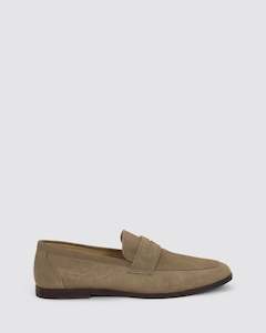 Julius Marlow: COUPE MENS LOAFERS MUSHROOM SUEDE