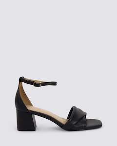 Nude Footwear: BRITT HEELS BLACK
