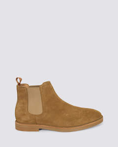 Mens Boots: GRAVEL CHESTNUT SUEDE
