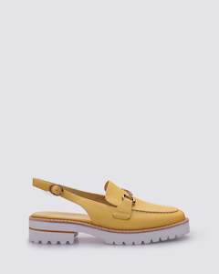 KOLA SLINGBACK FLATS YELLOW