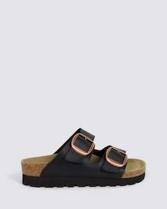 Womens Slides: N2620 SLIDES BLACK