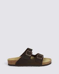Womens Slides: N2718 UNISEX SANDALS CAFE