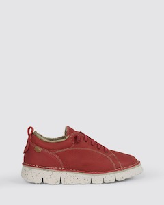 Onfoot: 911 SNEAKERS ROJO LEATHER