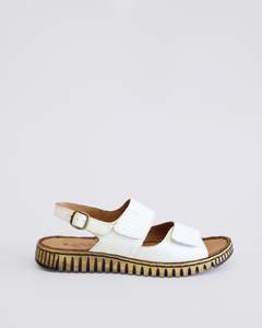 Cabello: ZAHRA SANDALS WHITE