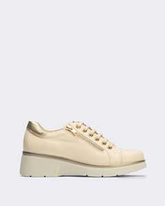Womens Sneakers: 10393 CREAM