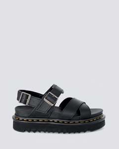 Womens Sandals: VOSS II CROSS STRAP SANDAL BLACK