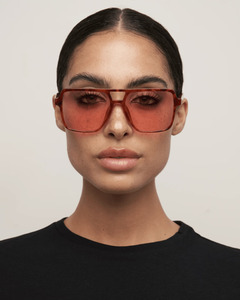 Accessories Sunglasses: ZOYA SUNGLASSES ORANGE/PINK