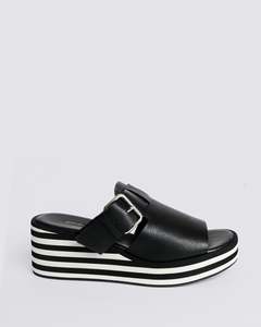 Django And Juliette: FOGAL PLATFORM SANDALS BLACK
