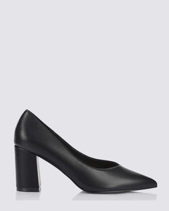 ELLIOT BLOCK HEEL PUMPS BLACK