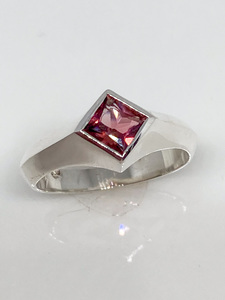 Square Pink Tourmaline Ring - Andrea Spicer
