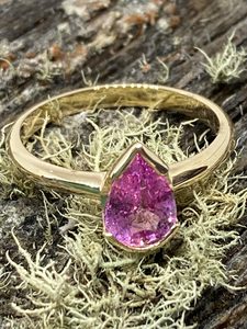 Coloured Stone Rings: Pink Sapphire Ring - Andrea Spicer