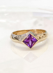 Coloured Stone Rings: Amethyst Ring - Andrea Spicer