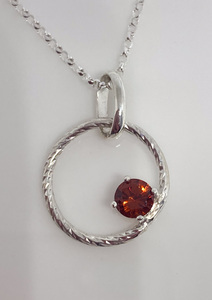 Garnet Pendant - Andrea Spicer