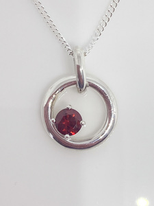 Garnet Pendant - Andrea Spicer