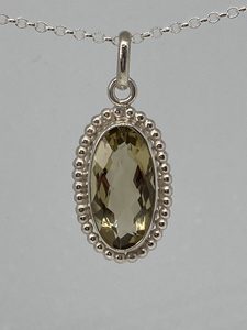 Lemon Quartz Pendant - Andrea Spicer