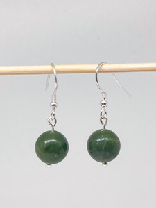 10mm Greenstone Bead Drops - Andrea Spicer