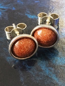 Earrings: Goldstone Studs - Andrea Spicer