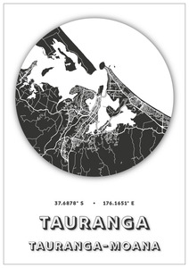 Products: Tauranga Map Dot