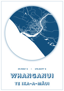 Products: Whanganui Map Dot