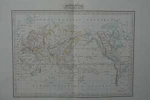 Maps Curiosities: Historic World Map published in 1832