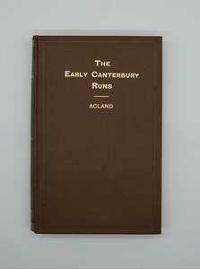 The Early Canterbury Runs, first edition with fold out map