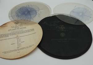 World War II U S Navy Hydrographic Office Rude Star Finder and Identifier, 1942