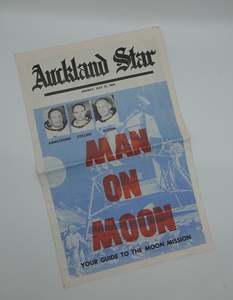 Moon landing memorabilia! Original 1969 Auckland Star Supplement
