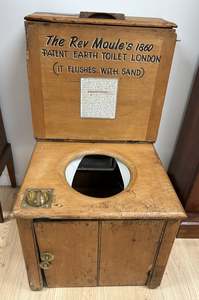 Collectibles: A rare engineering masterpiece... The Rev Moule's Patent Earth Toilet 1860